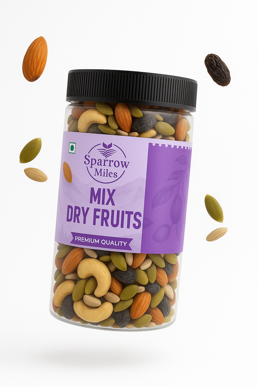 Sparrow Miles Premium Dry Fruits Mix Rich In Minerals